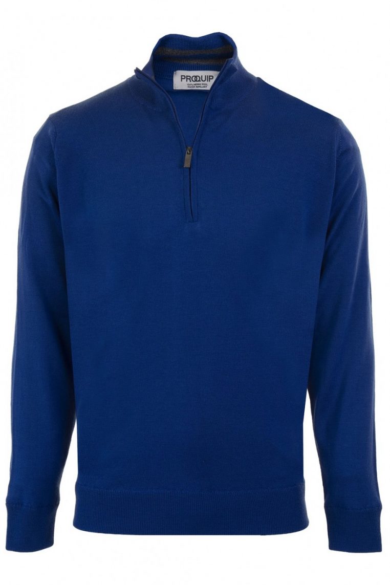 Royal Blue Merino Lined Sweater