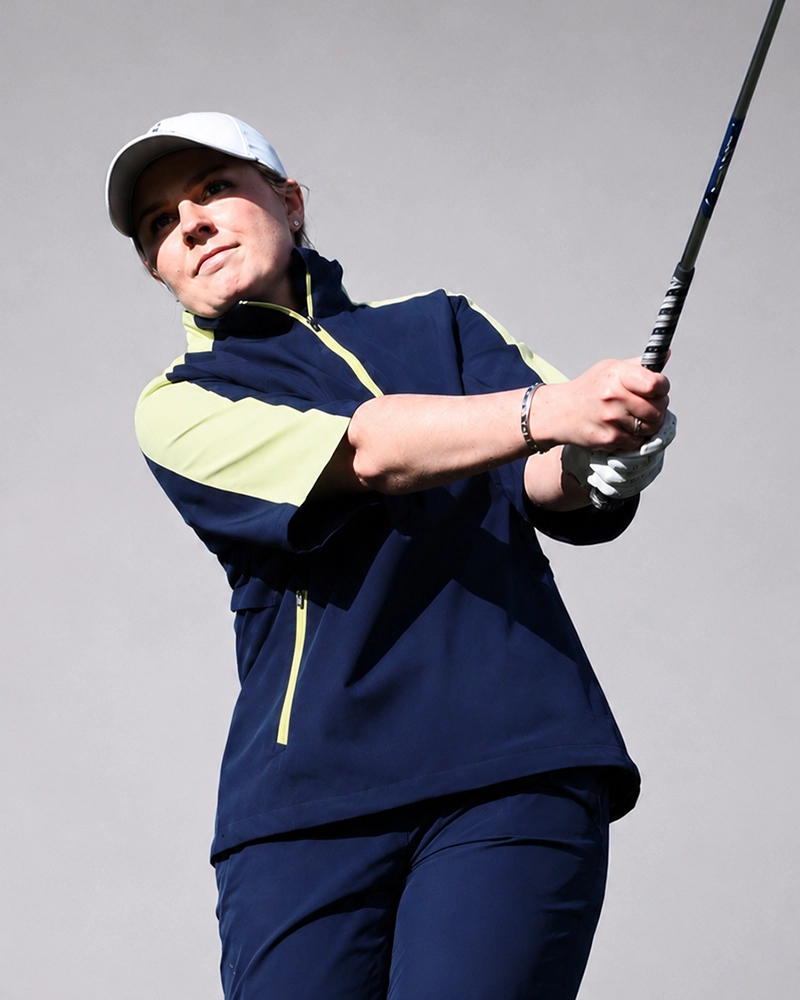 ProQuip Paige Half Sleeve Playing Top - Navy / Shadow Lime