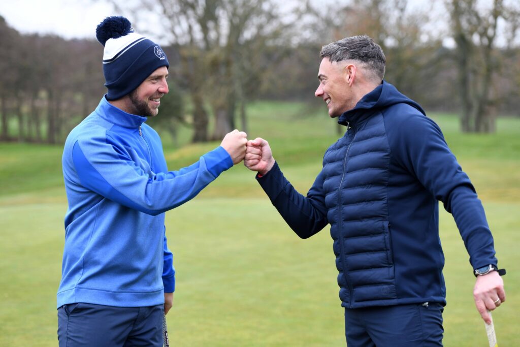 two players celebrating