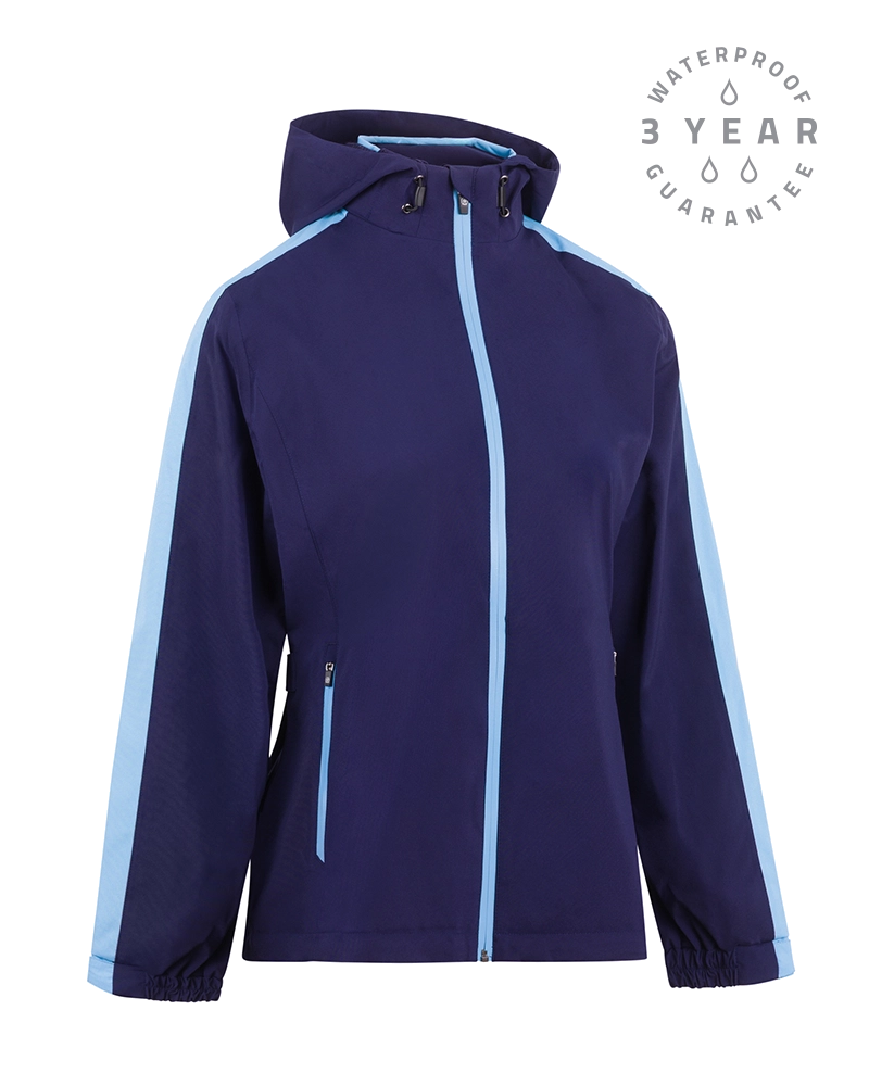 ProQuip Paige Hooded Jacket - Navy / Bonnie Blue